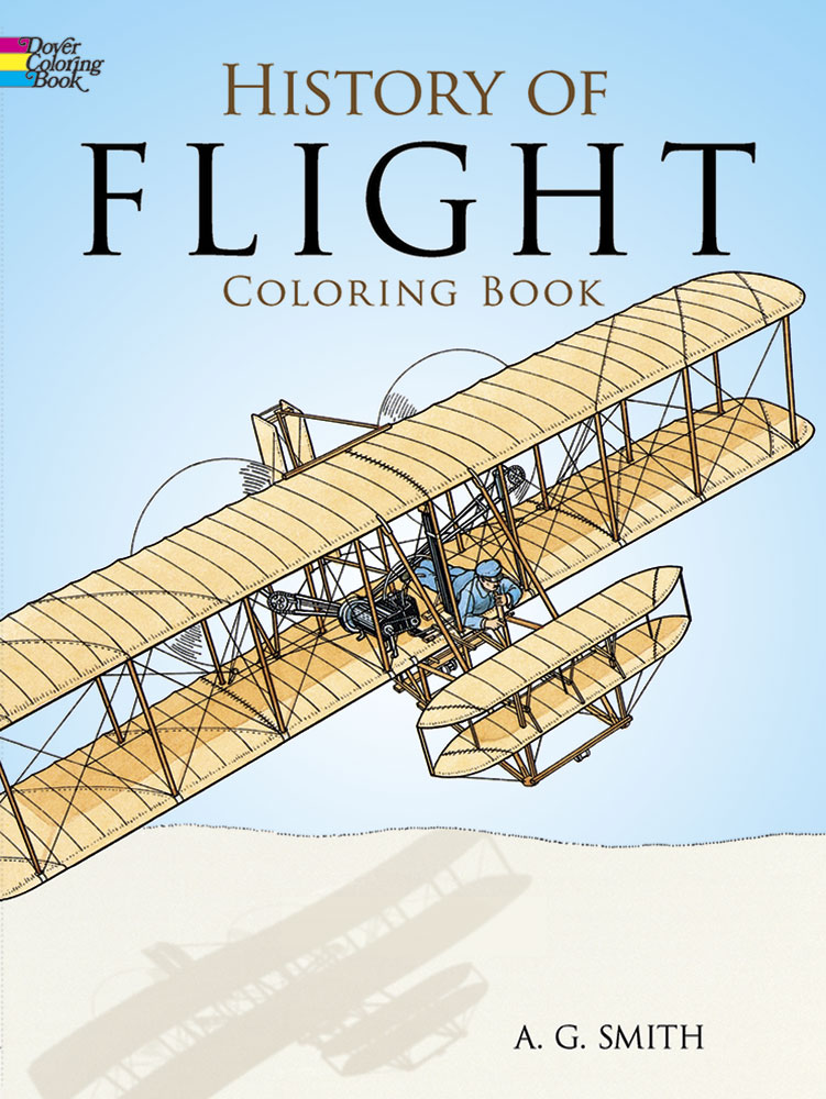 History of Flight Coloring Bk (price includes US S&H)