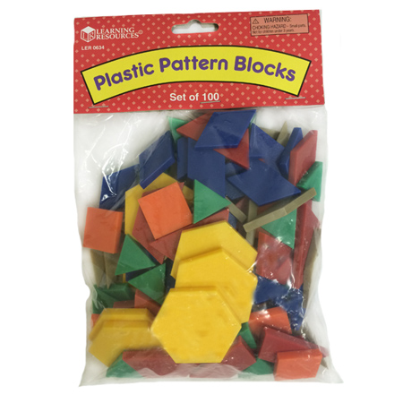 Pattern Blocks - 100 (price includes US S&H)